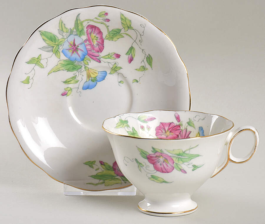 Westbury Footed Cup & Saucer Set by Samuel Radford-1