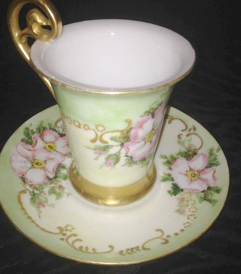 1906-1 Footed Cup & Saucer Set by Rosenthal - Continental-1