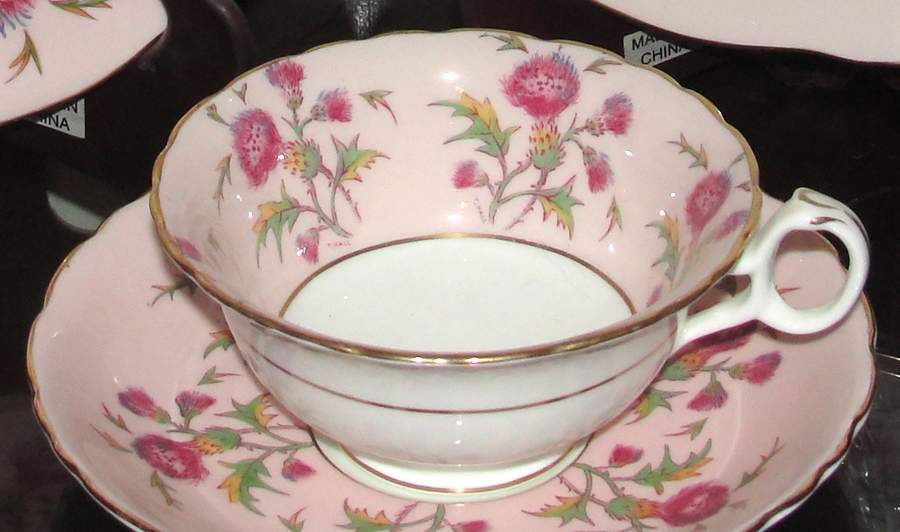 ROC244 Footed Cup & Saucer Set by Royal Cauldon-1