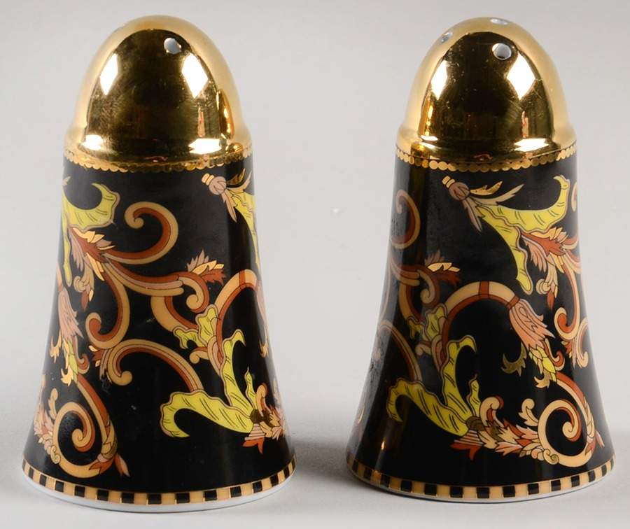 Barocco Salt & Pepper Set by Rutherford (Italy)-1