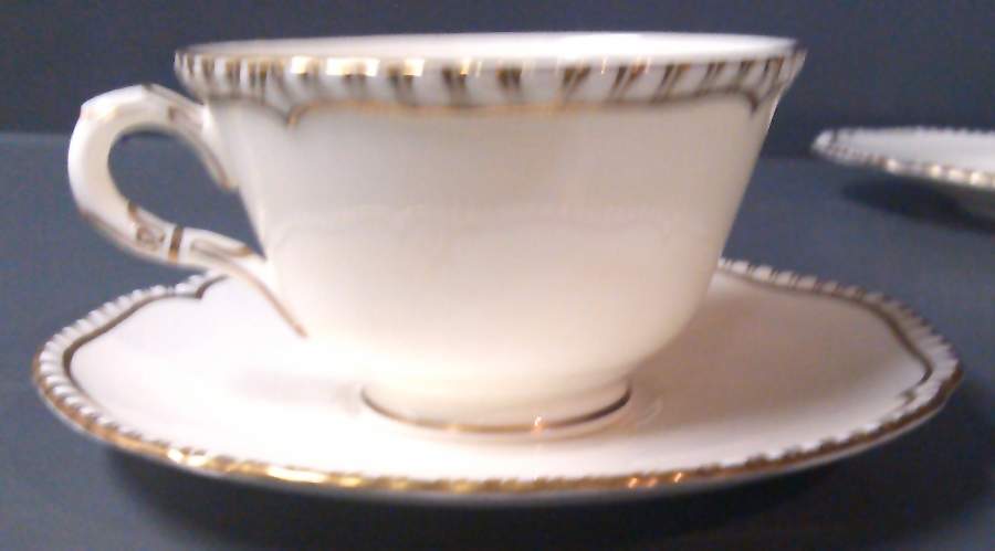 Empress Footed Cup & Saucer Set by Royal Worcester-1