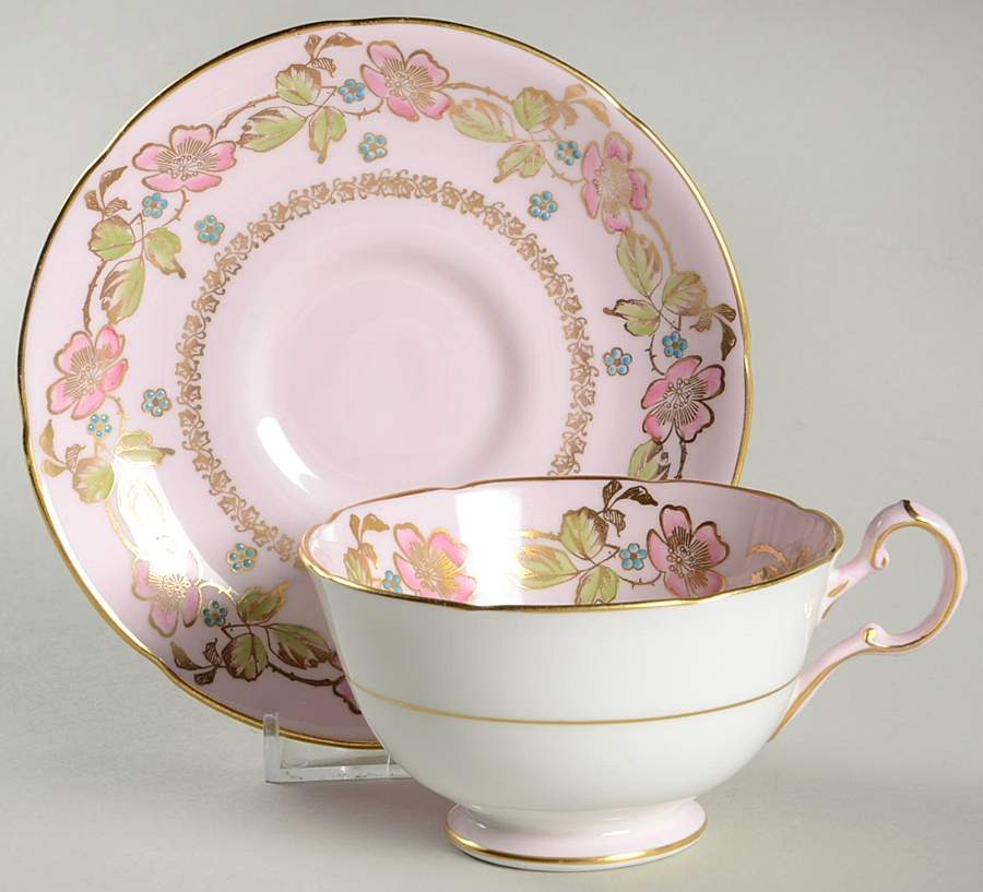 K8202 Footed Cup & Saucer Set by Royal Grafton-1