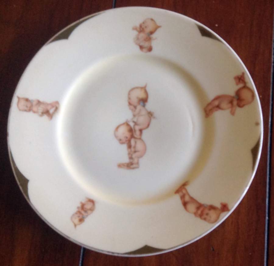 Kewpie Child's Plate by Rudolstadt-1