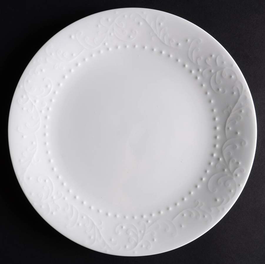 Scroll Hobnail Dinner Plate by Roscher & Co-1