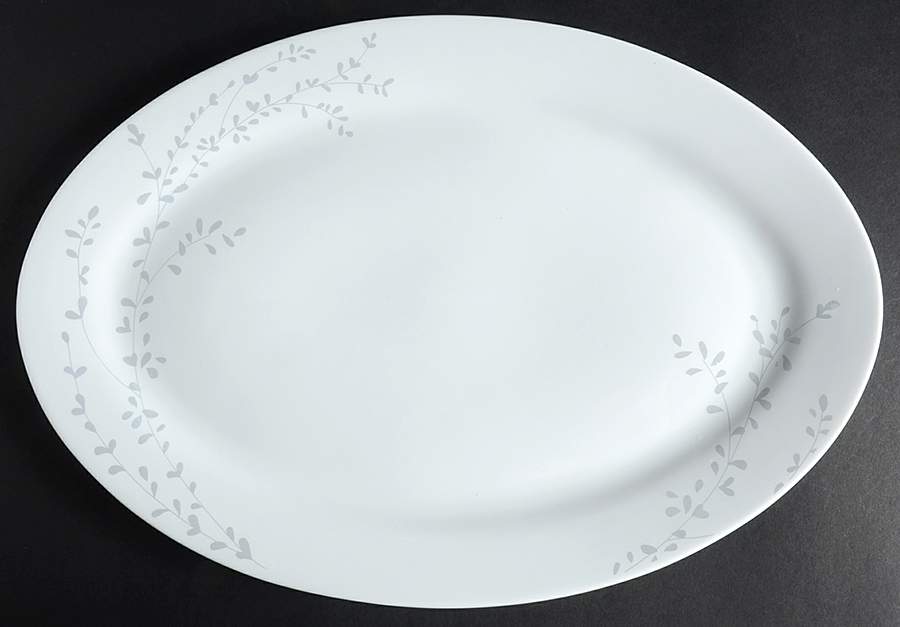 Floral Blossom Luster 13" Oval Serving Platter by Roscher & Co-1