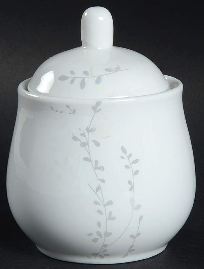 Floral Blossom Luster Sugar Bowl & Lid by Roscher & Co-1