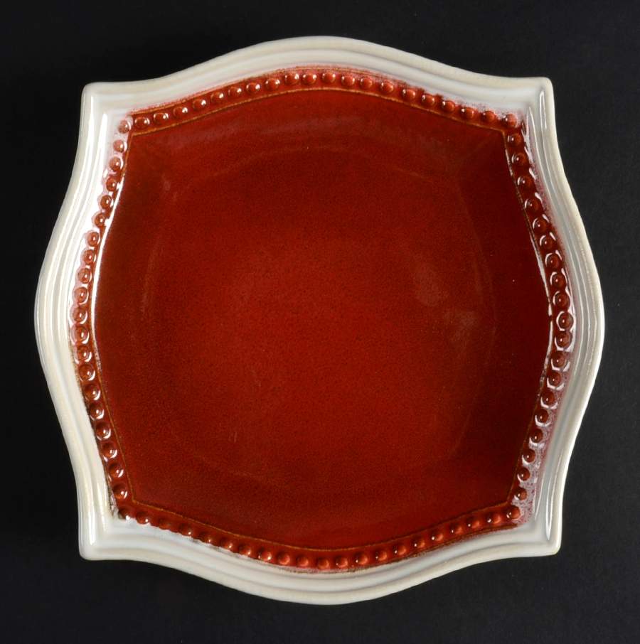 Cortona Red Salad Plate by Roscher & Co-1