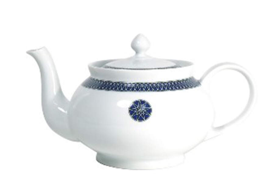 Blue Star Teapot & Lid by Royal Limoges-1