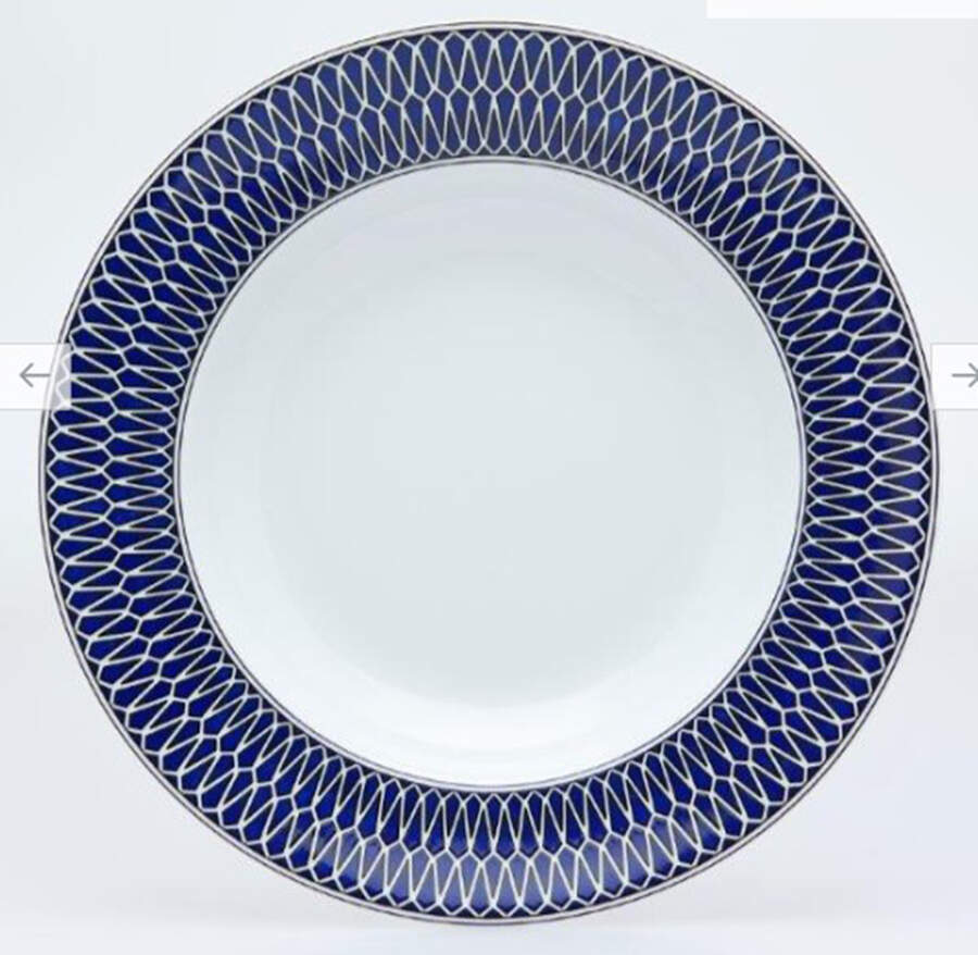 Blue Star Large Rim Soup Bowl by Royal Limoges-1