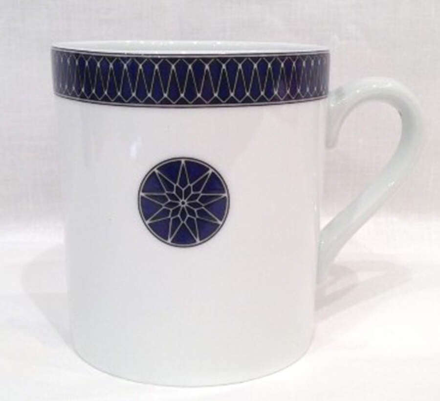 Blue Star Mug by Royal Limoges-1