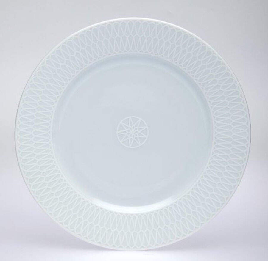 White Star Dessert Luncheon Plate by Royal Limoges-1