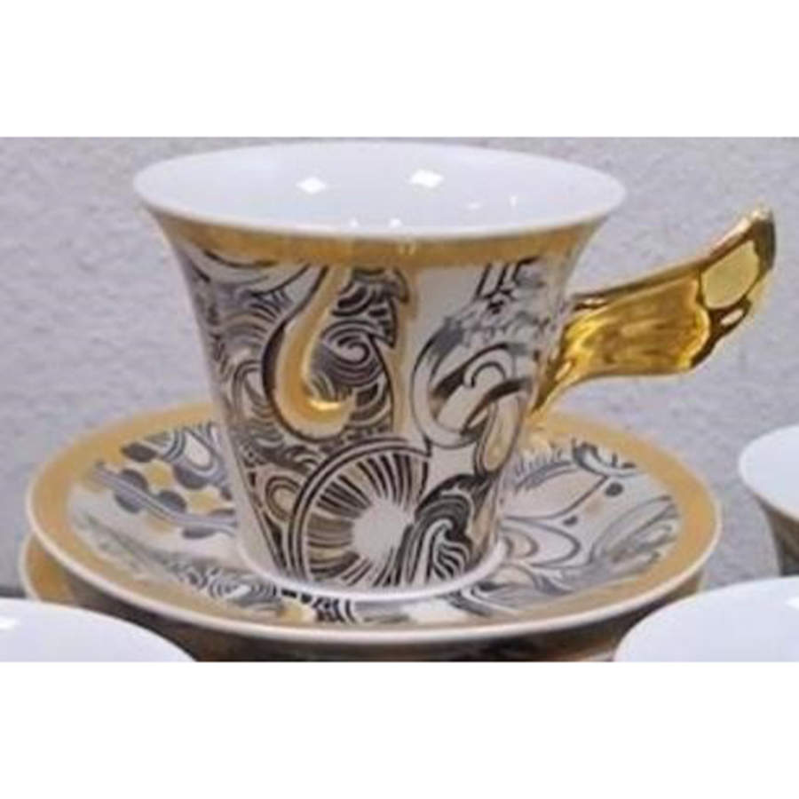 R2987 Flat Demitasse Cup & Saucer Set by Rosenthal - Continental-1