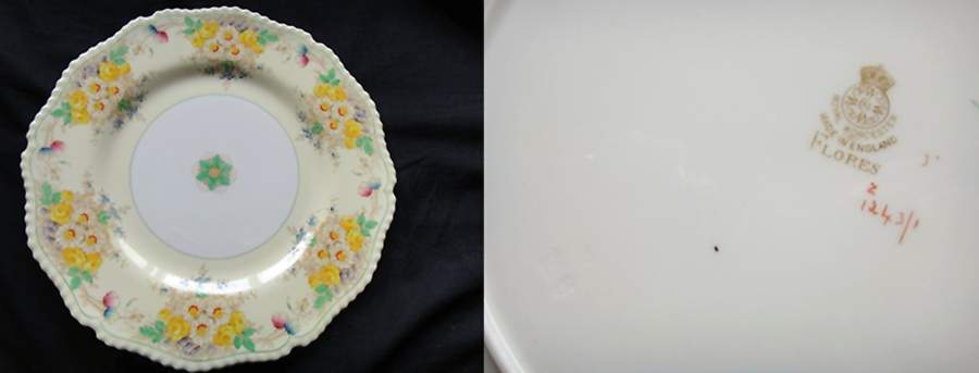 Flores Dinner Plate by Royal Worcester-1