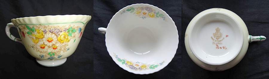 Flores Footed Cup by Royal Worcester-1