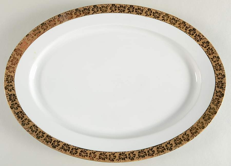 RYB37 16" Oval Serving Platter by Royal L B-1