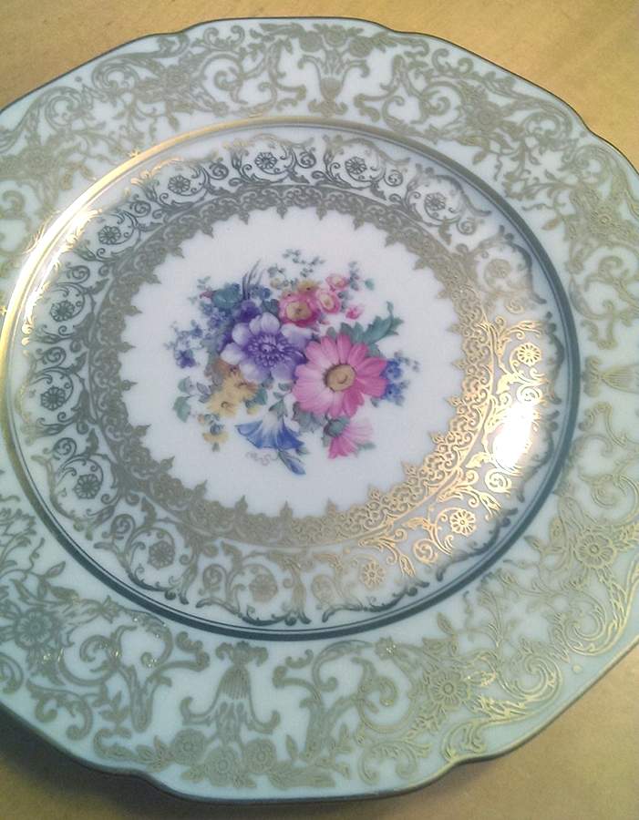 706 Salad Plate by Royal Ivory (Czech, Germany)-1