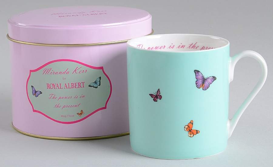 Friendship Sentiment Mug & Tin w/Lid Set by Royal Albert-1