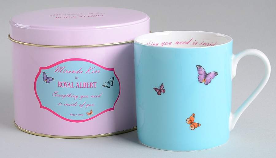 Friendship Sentiment Mug & Tin w/Lid Set by Royal Albert-1
