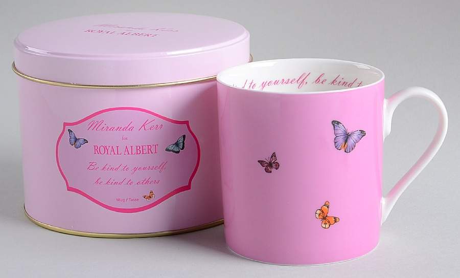 Friendship Sentiment Mug & Tin w/Lid Set by Royal Albert-1