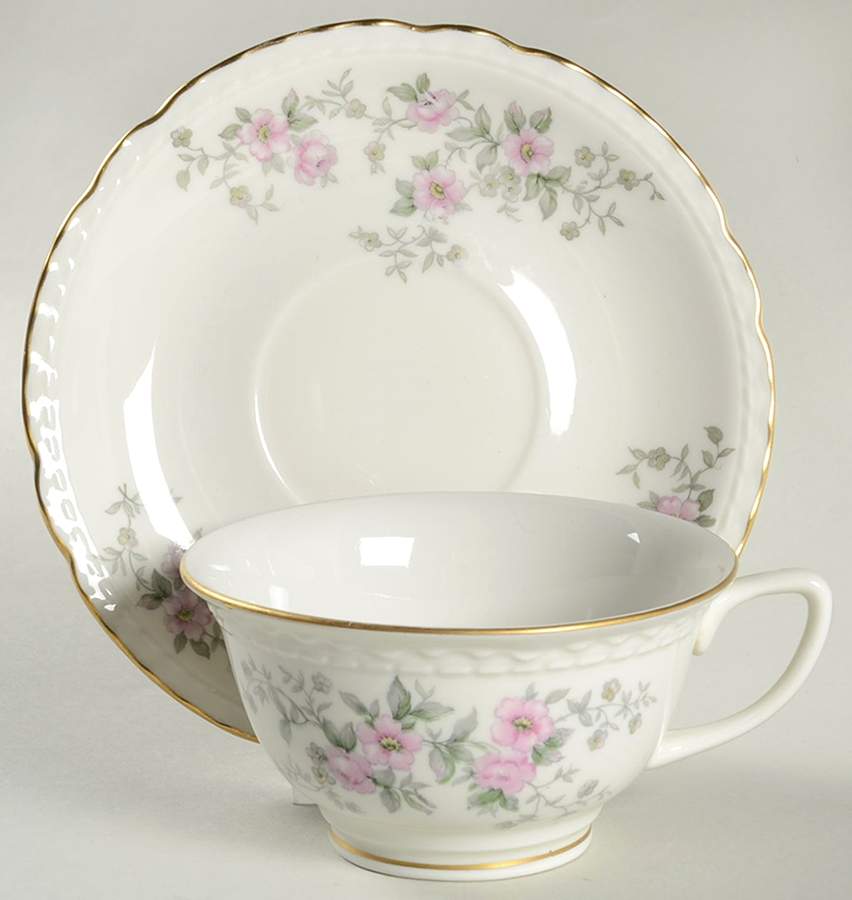 ROJ306 Footed Cup & Saucer Set by Royal Jackson-1
