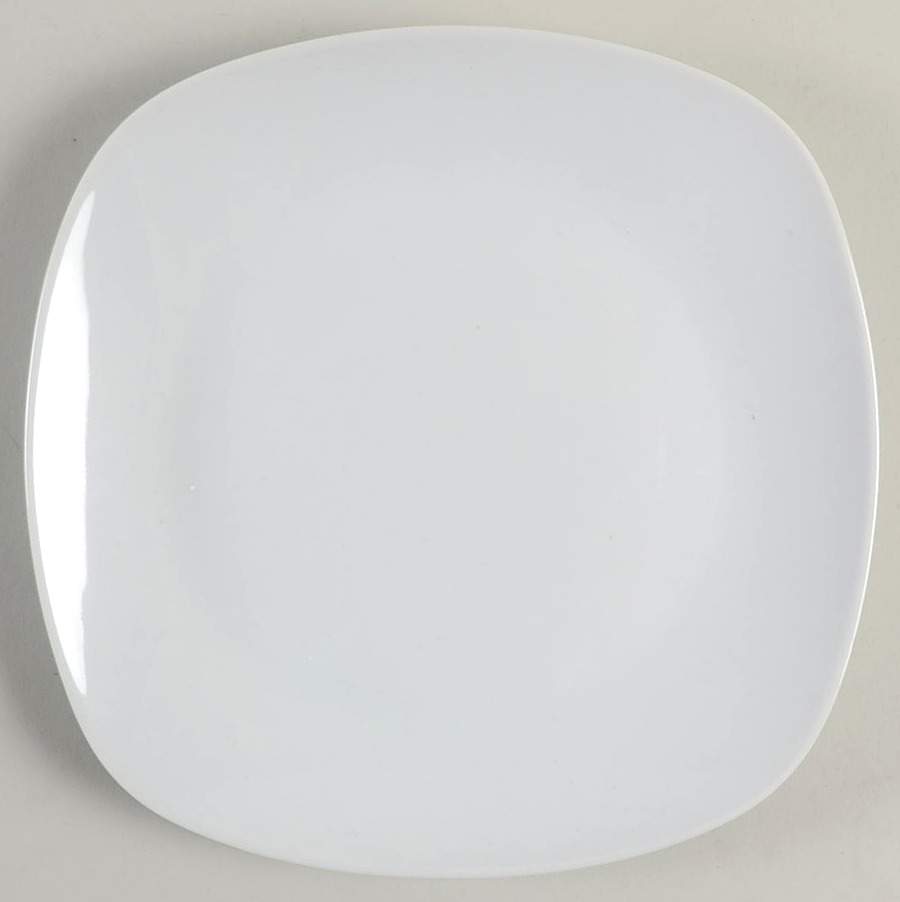 White Square Salad Plate by Real Simple-1
