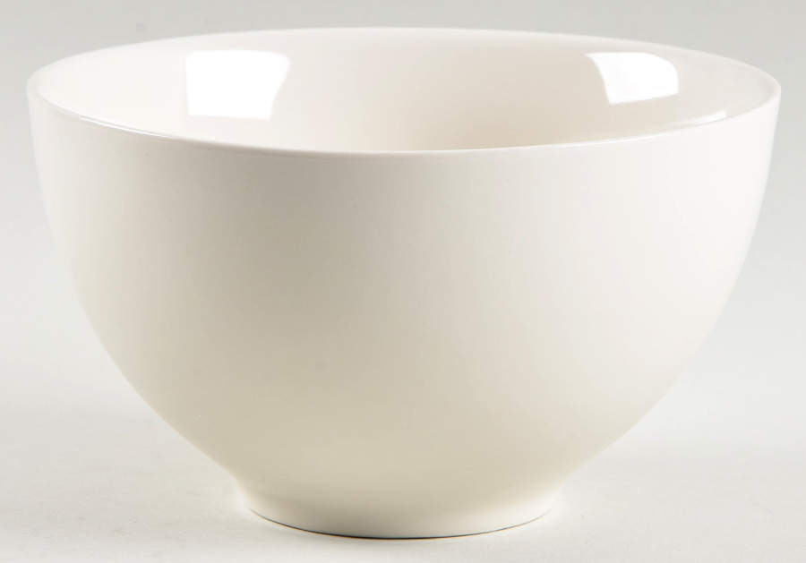 White Coupe Cereal Bowl by Real Simple-1