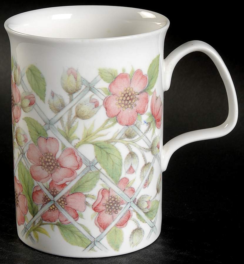 Trellis Rose Mug by Roy Kirkham-1