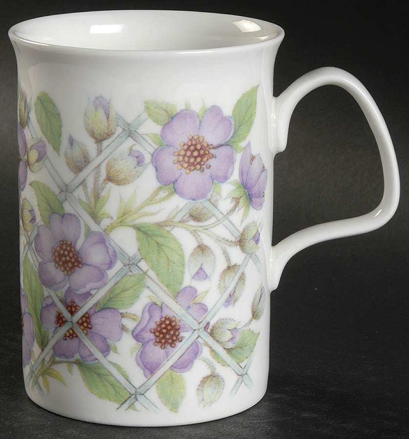 Trellis Rose Mug by Roy Kirkham-1