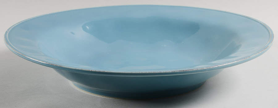 Cucina Agave Blue 14" Round Vegetable Bowl by Rachael Ray-1