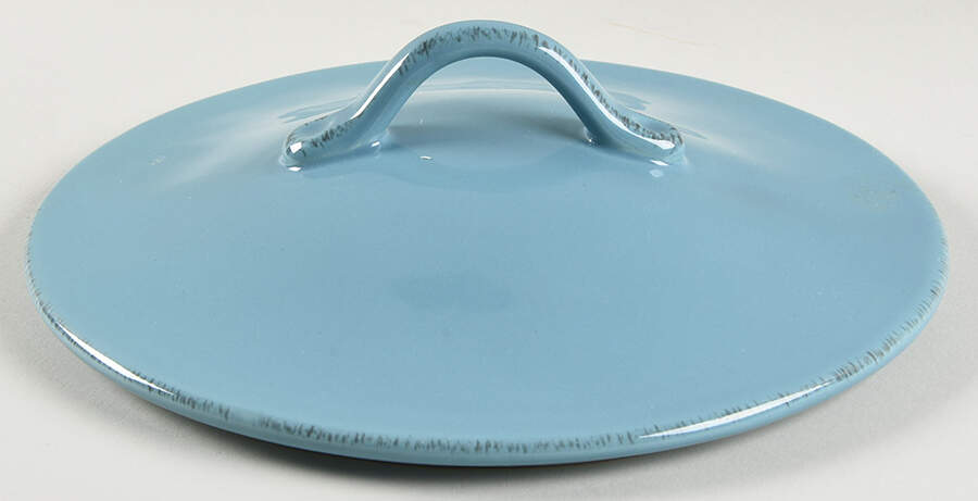 Cucina Agave Blue Lid for 2 Quart Round Baker by Rachael Ray-1