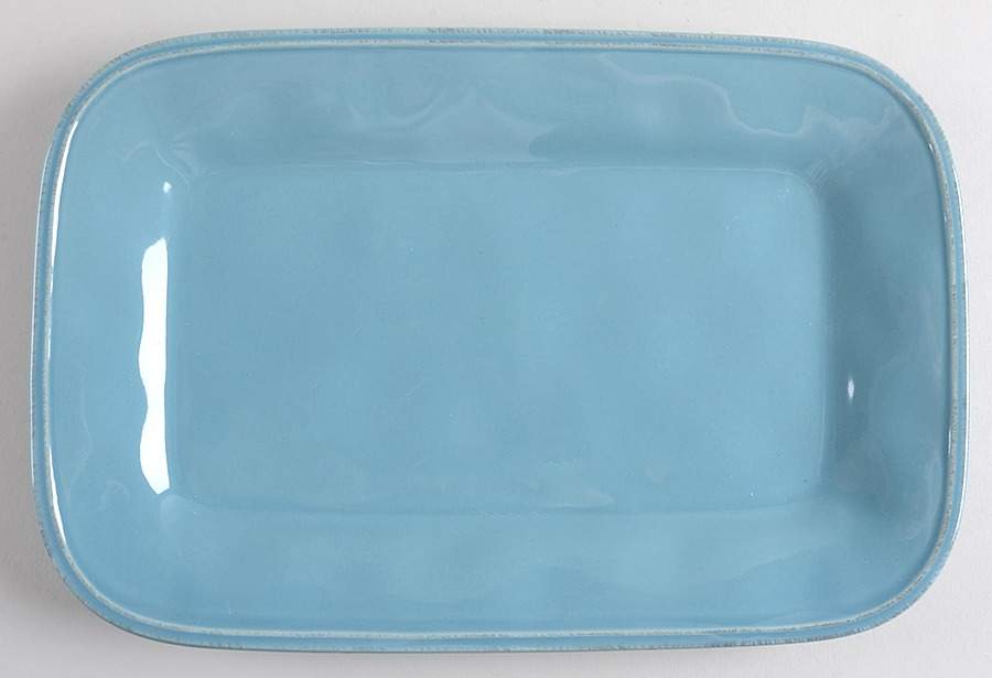 Cucina Agave Blue 12" Rectangular Serving Platter by Rachael Ray-1