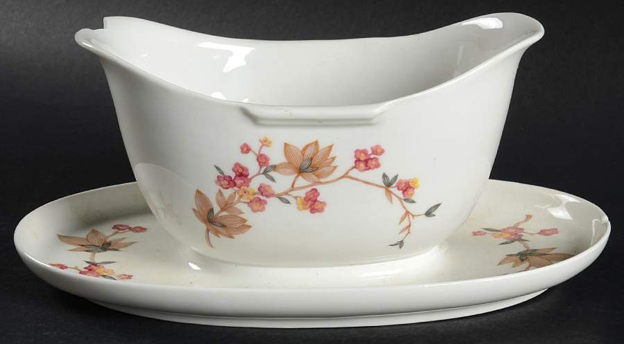 R2993 Gravy Boat with Attached Underplate by Rosenthal - Continental-1