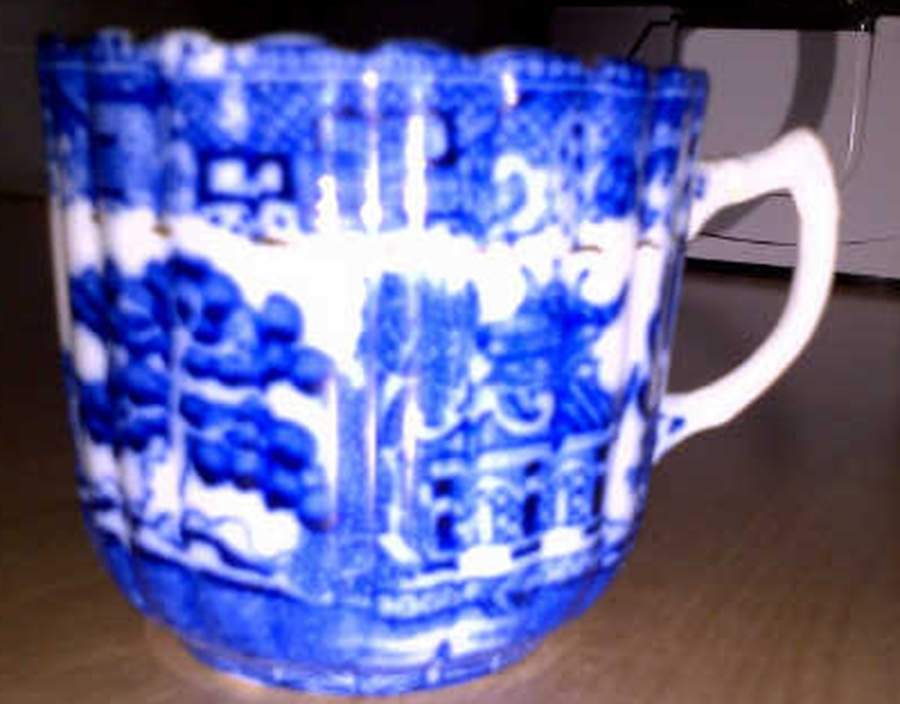 Blue Willow (Fluted) Flat Cup by Royal Albert-1
