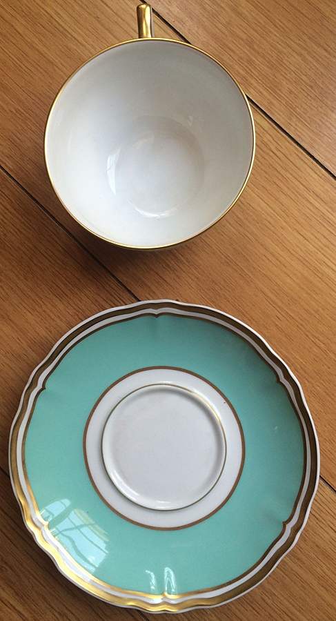 Polka Aqua Saucer by Raynaud-1