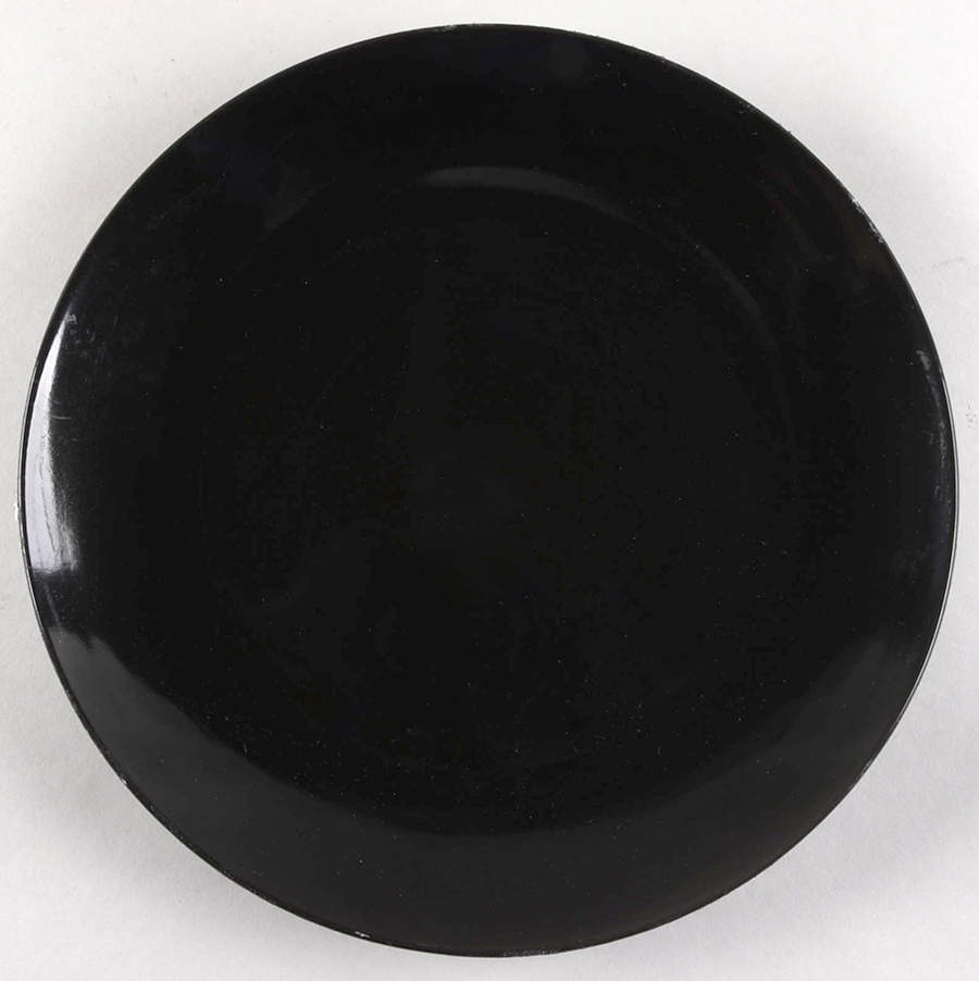 Solid Black Dinner Plate by Royal Norfolk-1