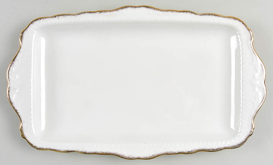 Snow Queen Large Sandwich Tray by Royal Albert-1
