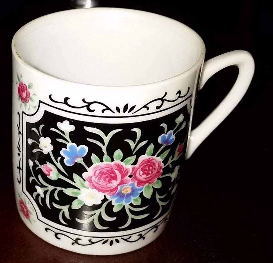 Corsage Flat Cup by Royal Crown (Japan)-1