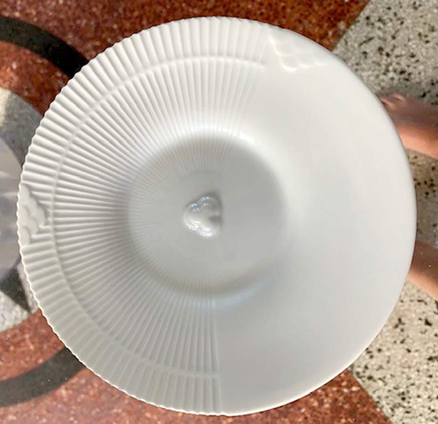 Elements White Saucer by Royal Copenhagen-1