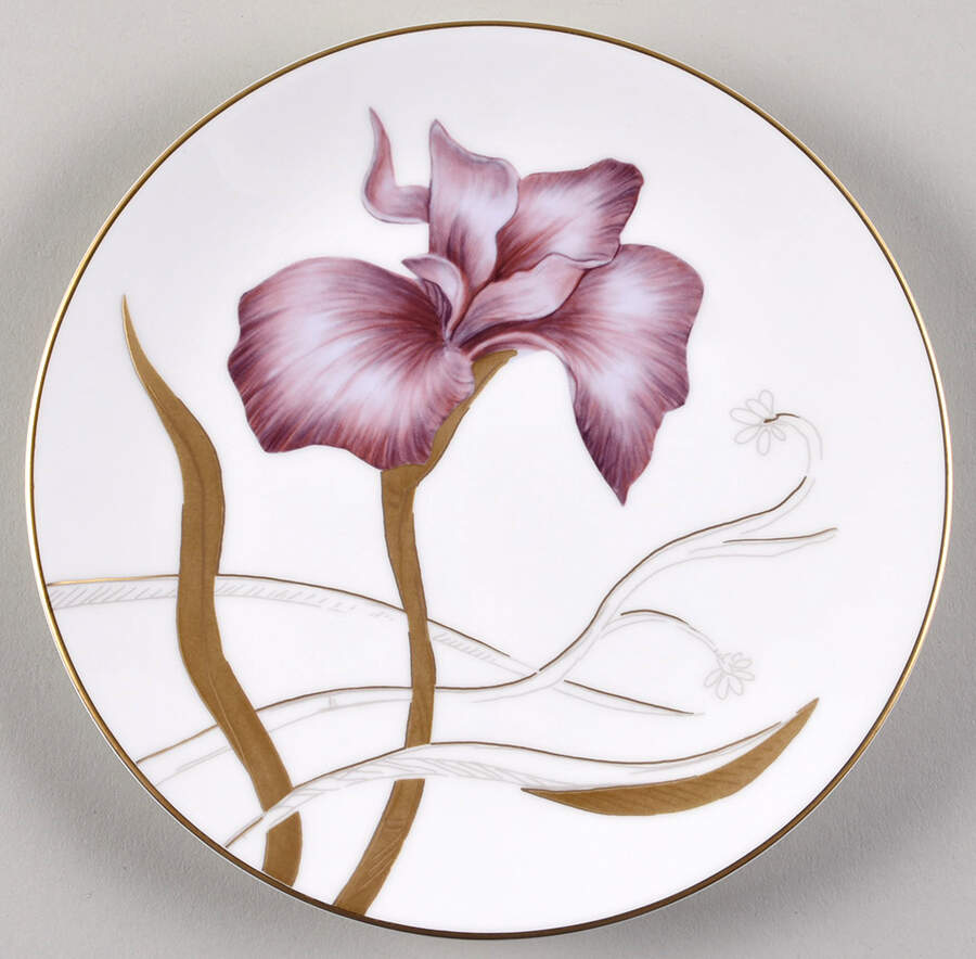 Flora Salad Plate by Royal Copenhagen-1