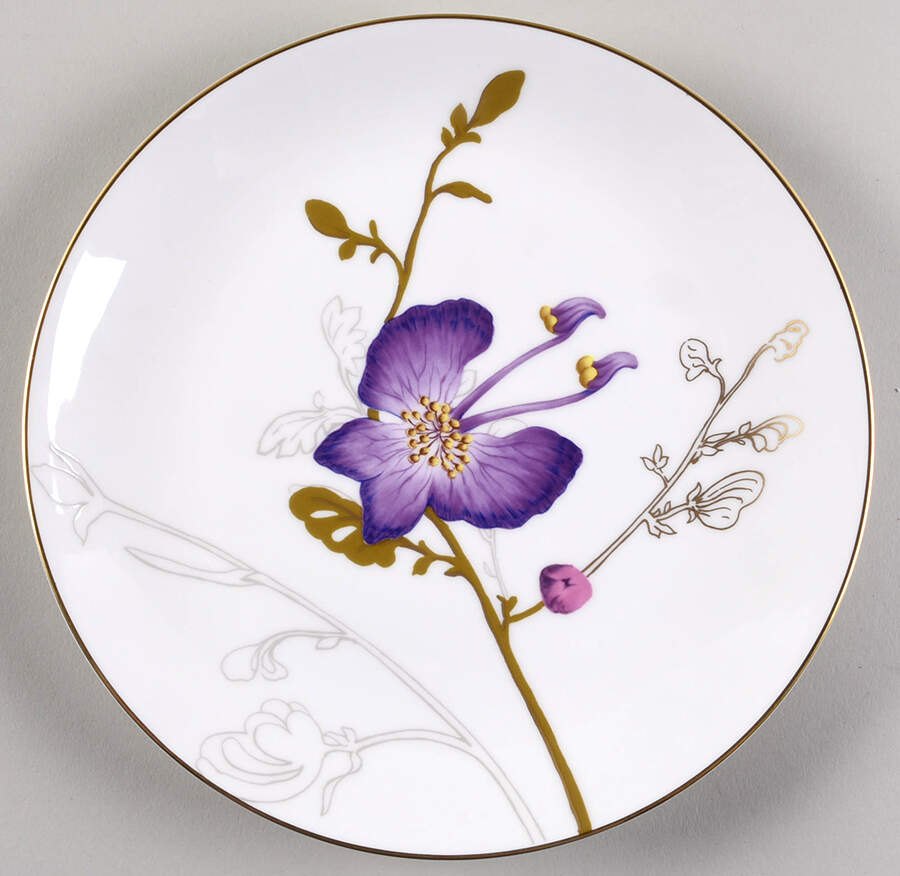 Flora Luncheon Plate by Royal Copenhagen-1