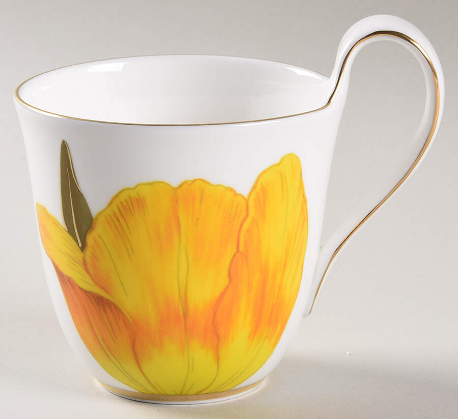 Flora Flat Cup by Royal Copenhagen-1