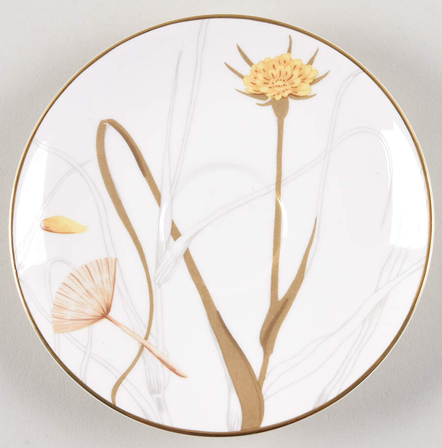 Flora Saucer for Flat Cup by Royal Copenhagen-1