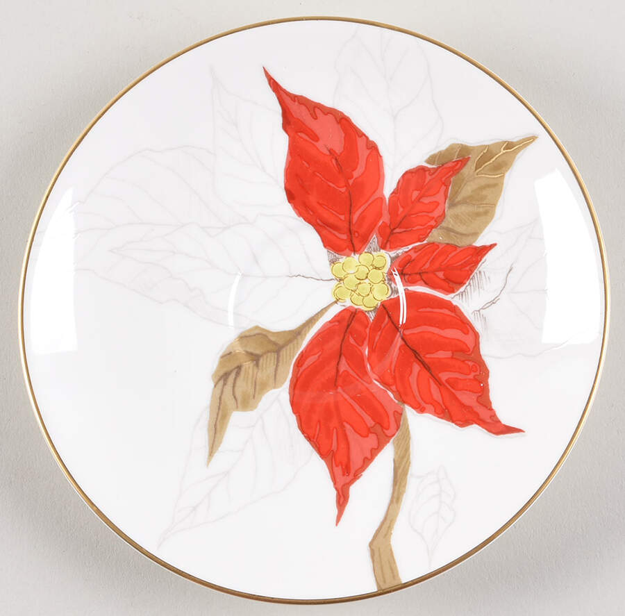 Flora Saucer for Flat Cup by Royal Copenhagen-1