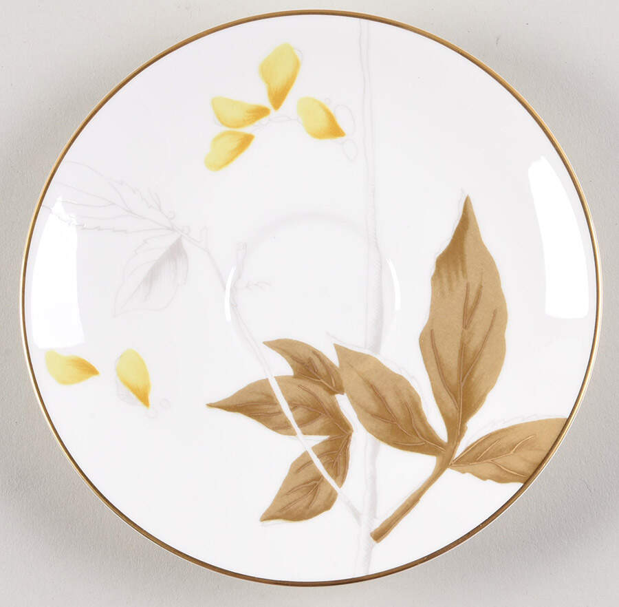 Flora Saucer for Flat Cup by Royal Copenhagen-1