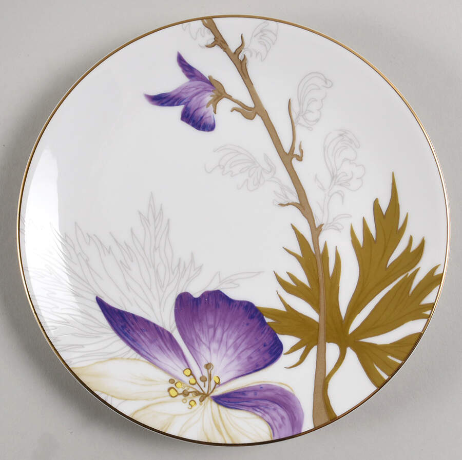 Flora Salad Plate by Royal Copenhagen-1