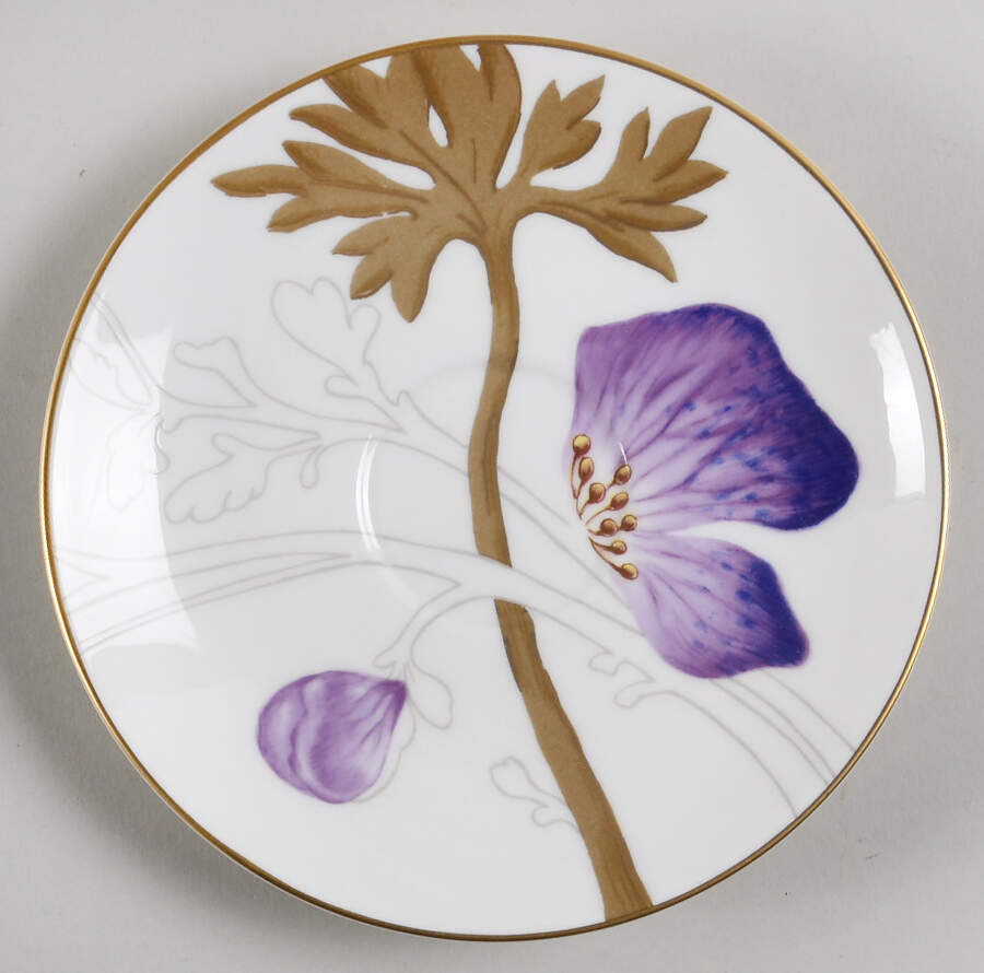Flora Saucer for Flat Cup by Royal Copenhagen-1