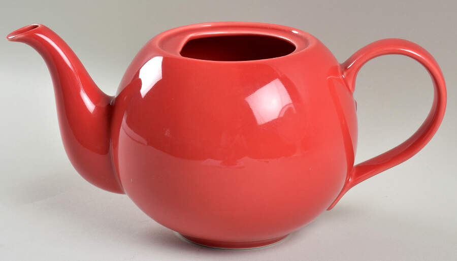 Maze Chilli Red Teapot No Lid by Royal Doulton-1