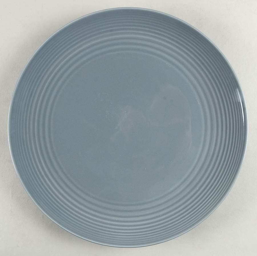 Maze Grey (Dark) 13" Round Platter by Royal Doulton-1