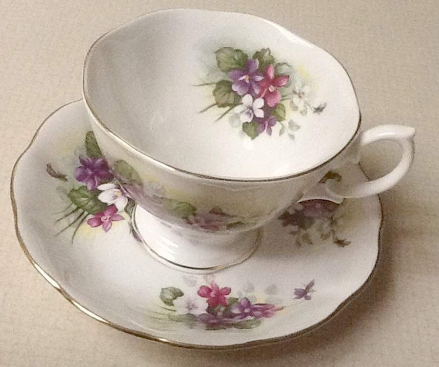 ROA292 Footed Cup & Saucer Set by Royal Albert-1
