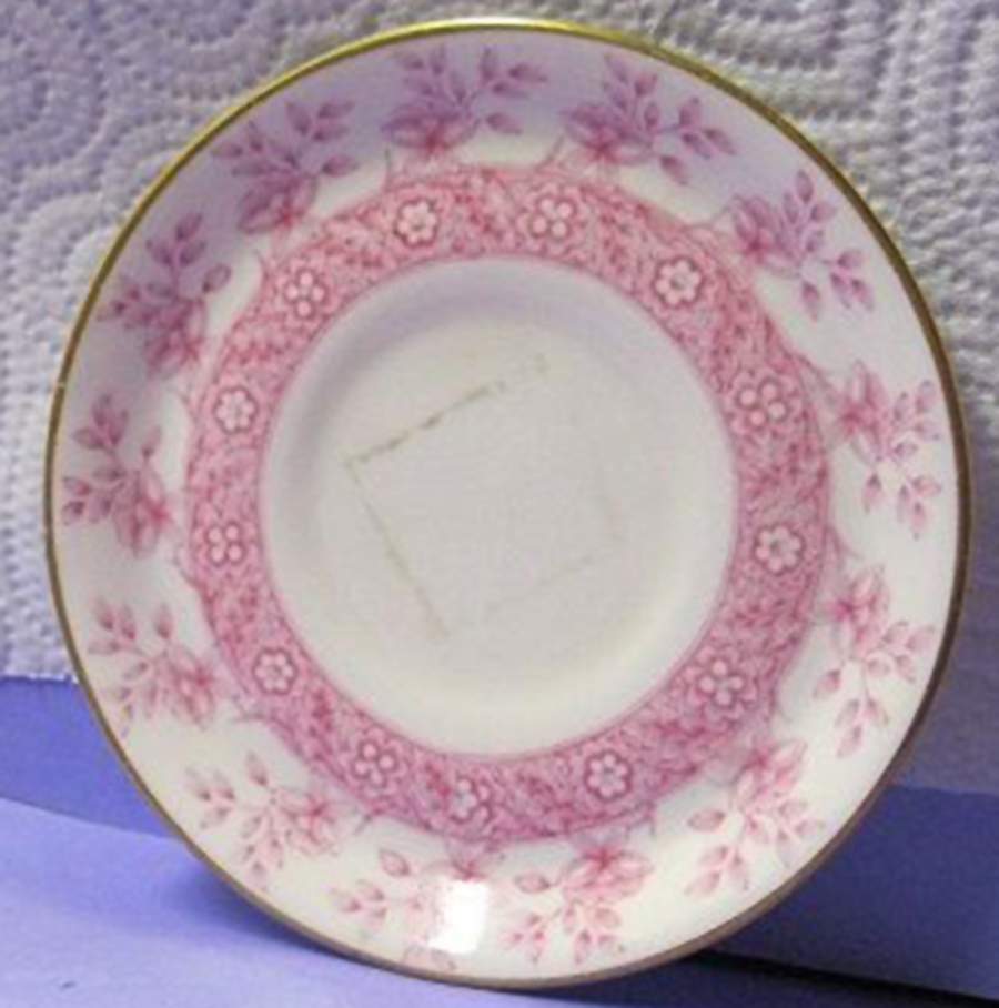W3607 Pink Saucer for Demitasse Cup by Royal Worcester-1